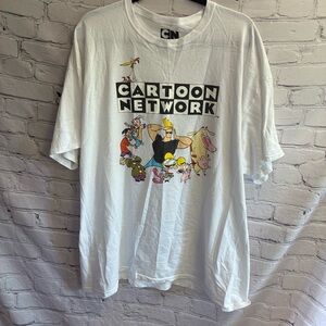 5/$20 Cartoon Network Character Squad Cast Men's White Short Sleeve T-Shirt 2XL